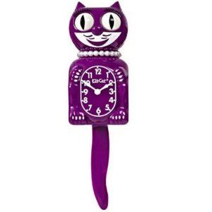 Urban Outfitters Boysenberry Lady Kit-Cat Clock